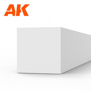 AK Interactive AK6534 STRIPS 4.00 X 4.00 X 350MM – STYRENE STRIP – (4 UNITS) – zdjęcie 2