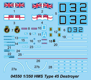 Trumpeter 04550 HMS Type 45 Destroyer 1/350 – image 4
