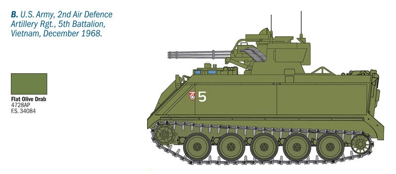 Italeri 6560 M163 VADS 1/35 – immagine 8