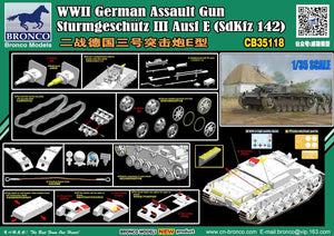 Bronco CB35118 WWII German Assault Gun Sturmgeschutz III Ausf E (SdKfz 142) 1/35 – zdjęcie 2