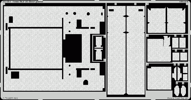 Eduard 35631 Faun SLT 56 floor plates 1/35 TRUMPETER