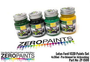 Zero Paints ZP-1508 Lotus Ford 102D Paint Set 4x30ml – Bild 2