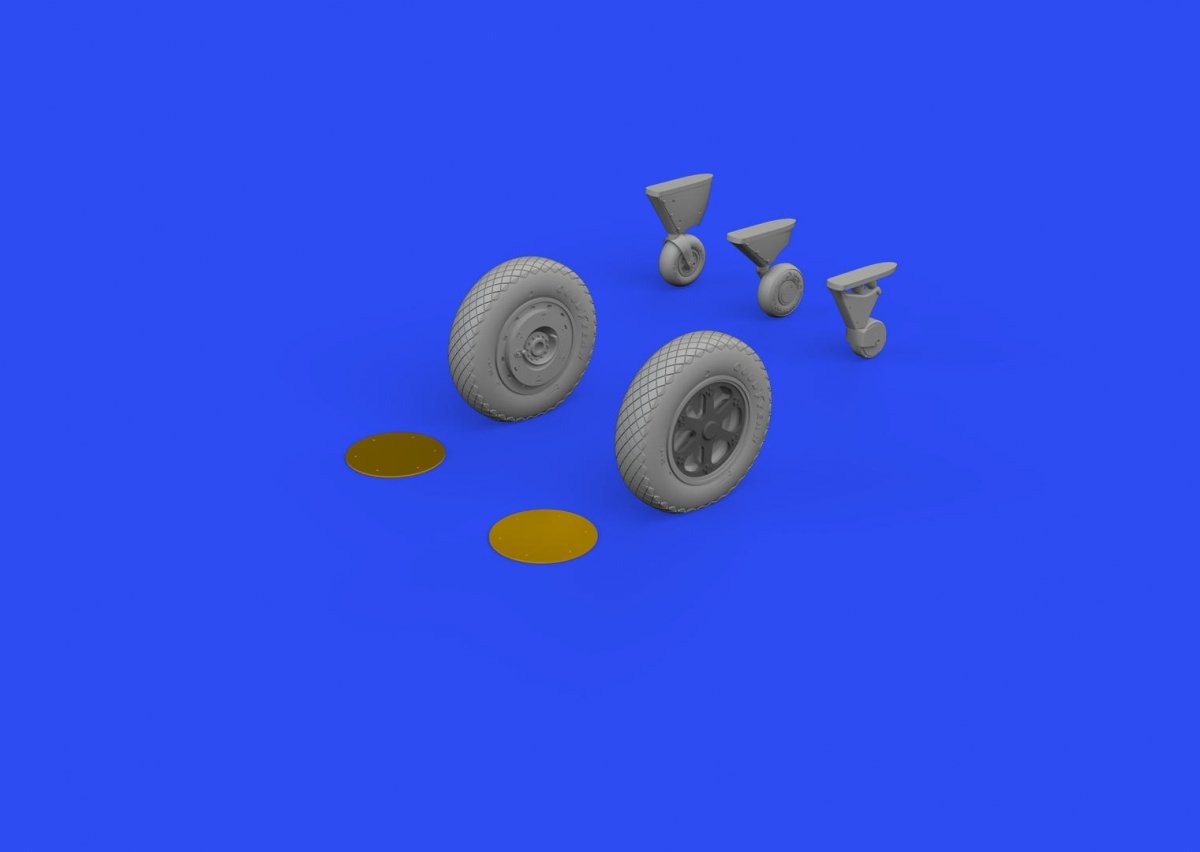 Eduard 648768 F4F-3 wheels late EDUARD 1/48 – zdjęcie 3