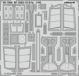 Eduard 481006 Bf 109G-10 Erla for EDUARD 1/48