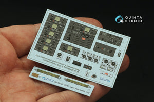 Quinta Studio QD32224 Boeing B-17G Radio operator&amp;#39;s compartment. 3D-Printed colored Interior on decal paper (HK models) 1/32 – image 3