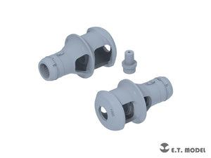 E.T. Model P35-302 WWII German 75mm KwK/Pak40 Muzzle Brake Type.2 ( 3D Print ) 1/35 – zdjęcie 2