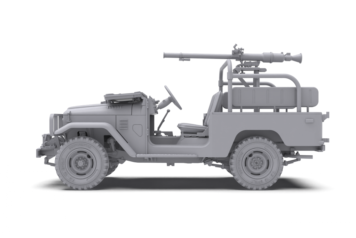 AK Interactive AK35003 FJ43 PICKUP WITH SPG-9 RECOILLESS GUN 1/35 – image 3