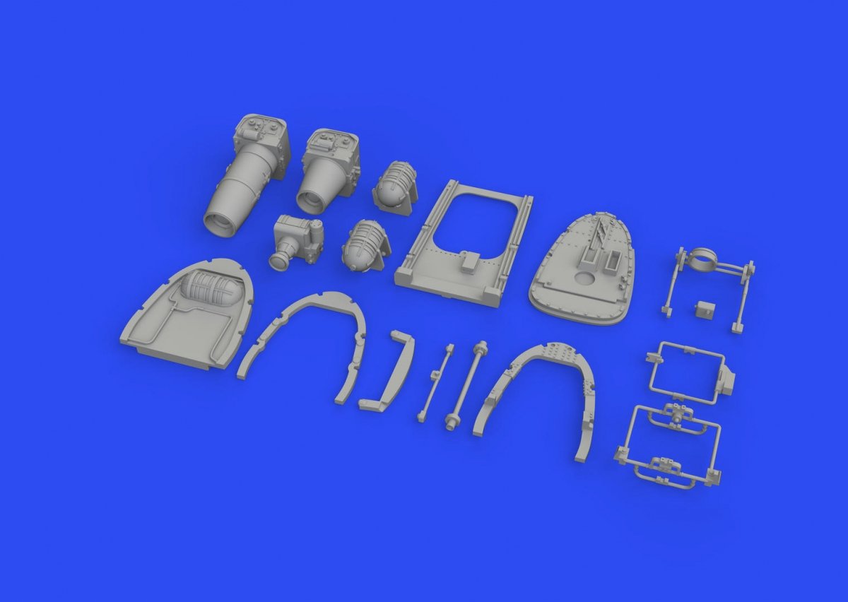 Eduard 648599 F-6D cameras EDUARD 1/48 – zdjęcie 2