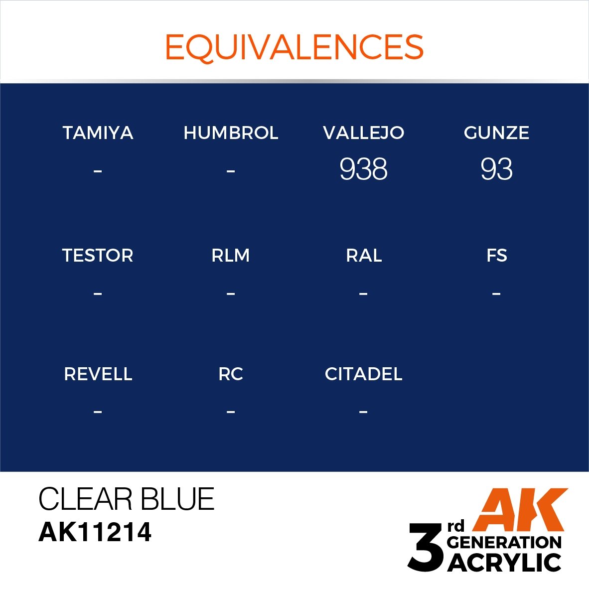 AK Interactive AK11214 CLEAR BLUE – STANDARD 17ml – image 2
