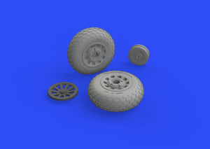 Eduard 648503 P-51D wheels oval tread 1/48 EDUARD – zdjęcie 3