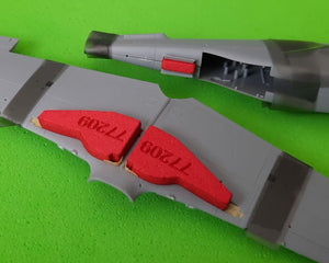Omask 77209 P-51 B/C Mustang wheel bay plugs (for Arma Hobby) 1/72 – zdjęcie 2