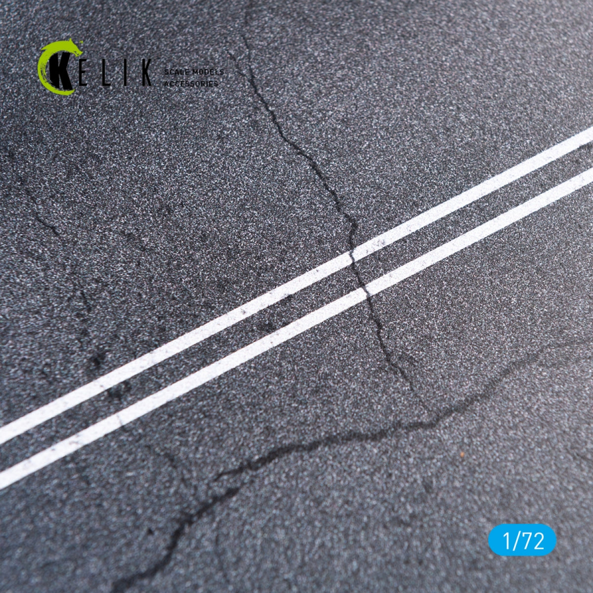 KELIK KS72033 ASPHALT ROAD - BASE - ACRYLIC 3 MM (180 X 214 MM) 1/72 – zdjęcie 4