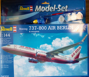 Revell 64202 Boeing 737-800 Air Berlin &amp;amp; winglets Model Set 1/144 – zdjęcie 2