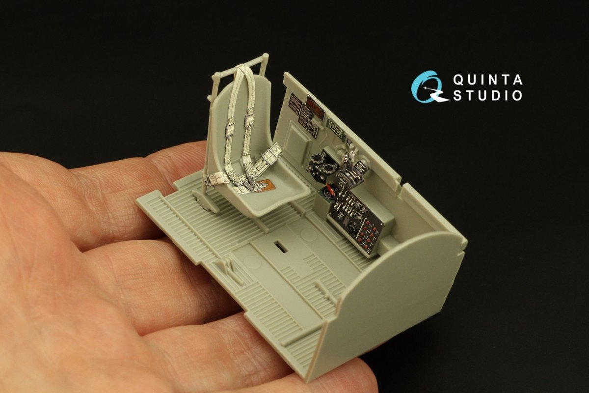 Quinta Studio QD32136 P-47D Razorback 3D-Printed &amp;amp; coloured Interior on decal paper (Trumpeter) 1/32 – zdjęcie 7