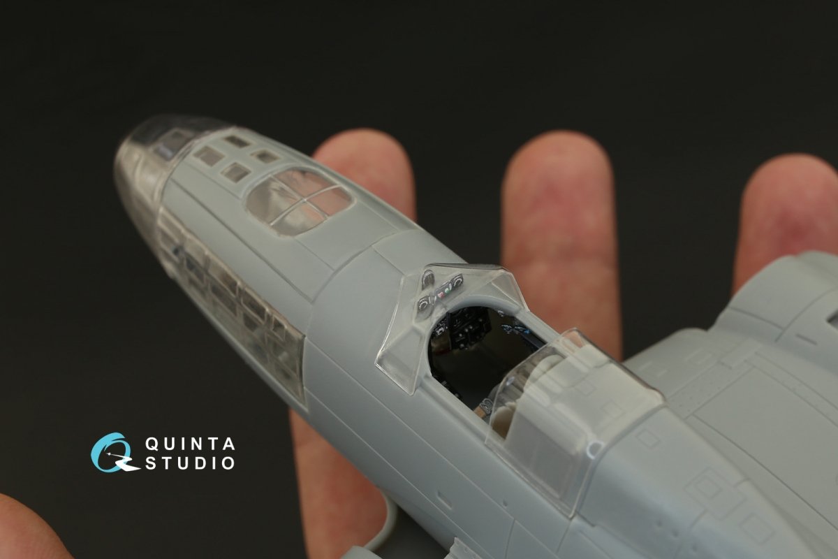 Quinta Studio QC48100 IL-4 vacuformed clear canopy (for Xuntong kit) 1/48 – zdjęcie 6