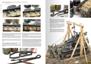 AK Interactive AK4907 WORN ART COLLECTION ISSUE 05 – GERMAN ARTILLERY - Bilingual English/Spanish – zdjęcie 10