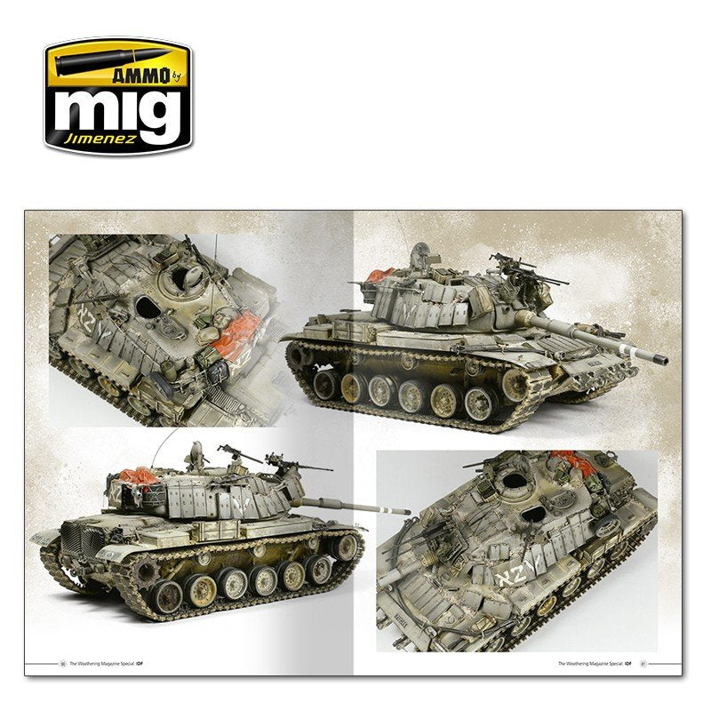 Ammo of Mig Jimenez 6128 TWMS - HOW TO PAINT IDF TANKS - WEATHERING GUIDE (English) – zdjęcie 6