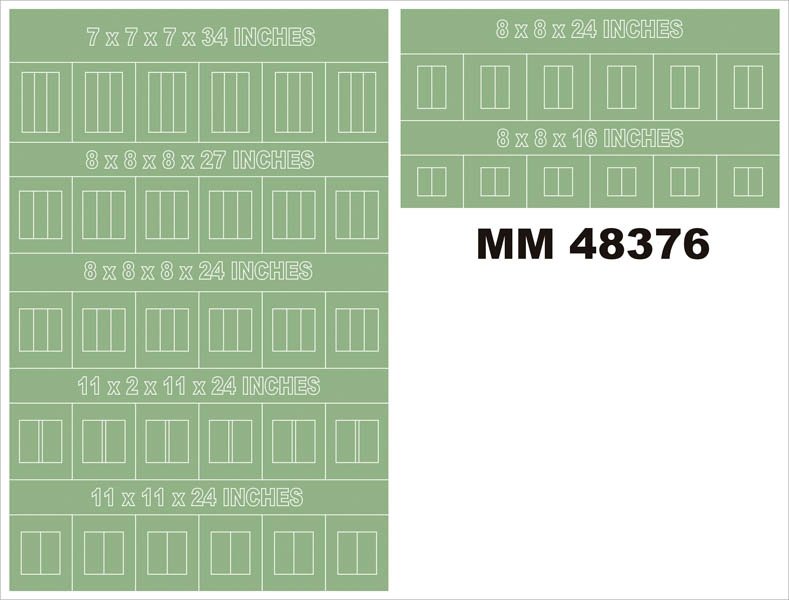 Montex MM48376 RAF STANDARD FIN FLASH 1/48