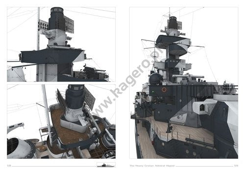 Kagero 16032 The German Cruiser Admiral Hipper EN – zdjęcie 6