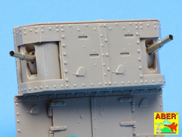 Aber 35L-156 Barrels for British WWI Tank Mark IV – Female 1/35 – image 6