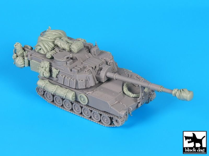 Black Dog T72111 M 109 A6 Paladin accessories set 1/72 – zdjęcie 5