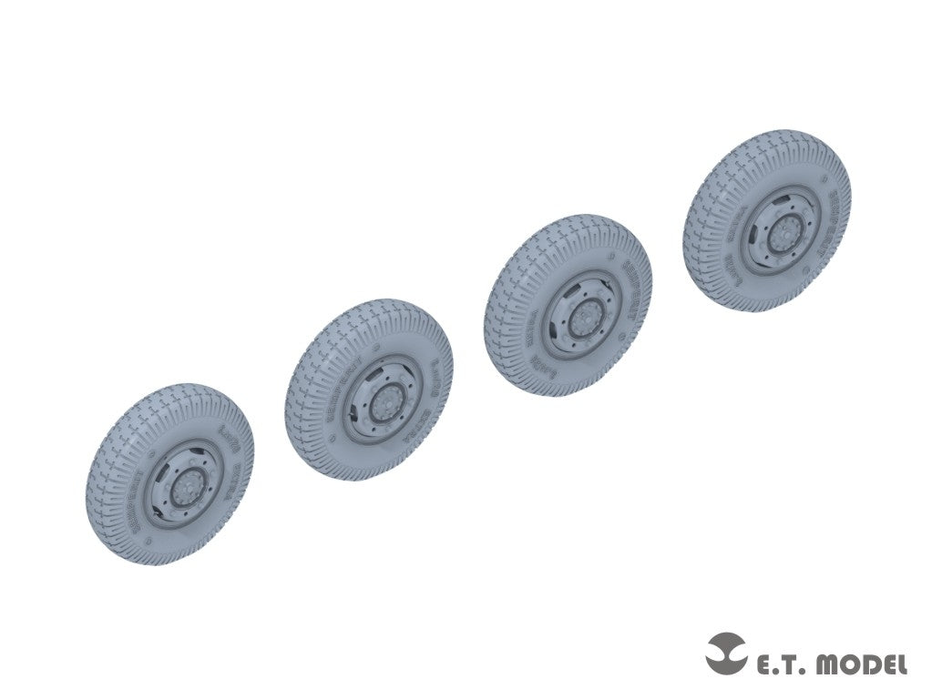 ET Model P35-106 WWII German Sd.Kfz.234 Large Diameter Weighted Wheels Type.6 1/35 – image 2