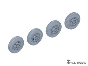 ET Model P35-106 WWII German Sd.Kfz.234 Large Diameter Weighted Wheels Type.6 1/35 – image 2