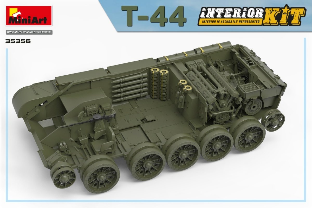 MiniArt 35356 T-44 INTERIOR KIT 1/35 – zdjęcie 4