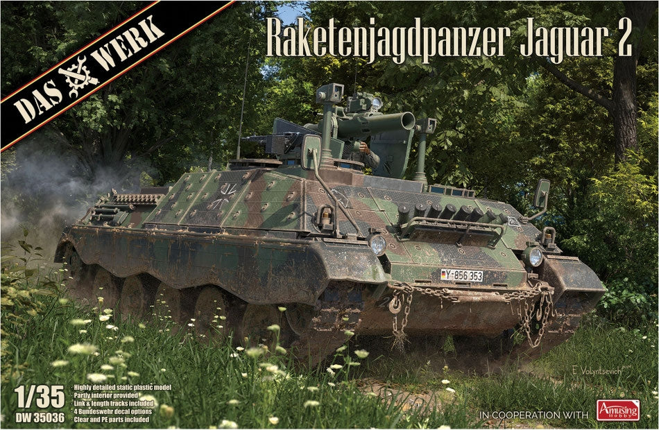 Das Werk DW35036 Raketenjagdpanzer Jaguar 2 1/35