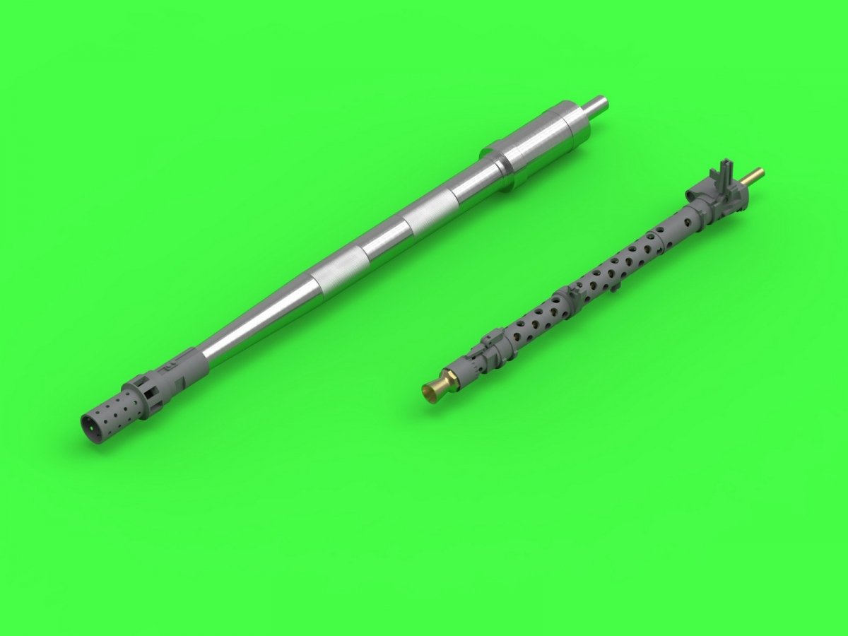 Master GM-35-046 PzKpfw II Ausf. a–F - 2cm KwK30 L/55 &amp;amp; MG-34 gun barrels (for IBG, Dragon and other kits) 1/35 – zdjęcie 8