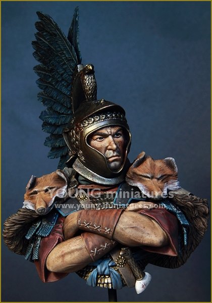 Young Miniatures YH1842 Roman Cavalry Officer - 3rd Century after Christ German1/10 – zdjęcie 3