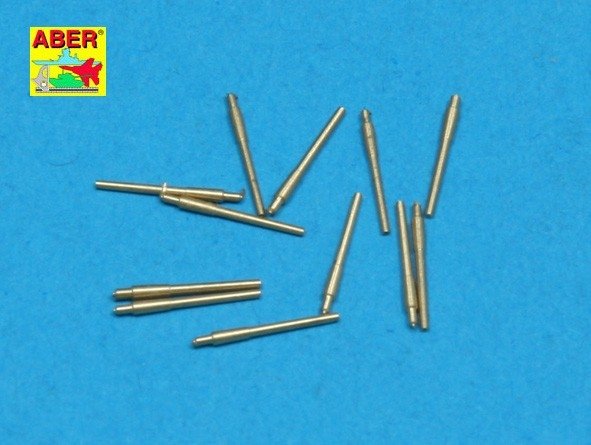 Aber 1/700L-19 Set of 12 pcs 152 mm barrels for British Navy Battleships: Nelson, Rodney 1/700