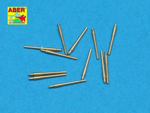 Aber 1/700L-19 Set of 12 pcs 152 mm barrels for British Navy Battleships: Nelson, Rodney 1/700