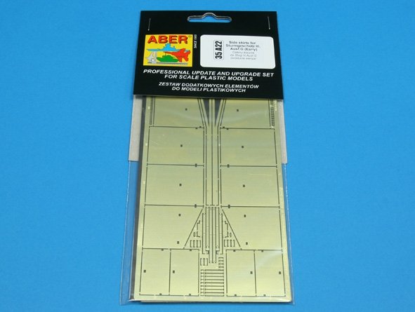 Aber 35A022 Side skirts for Sturmgeschutz III (early) (1/35) – image 3