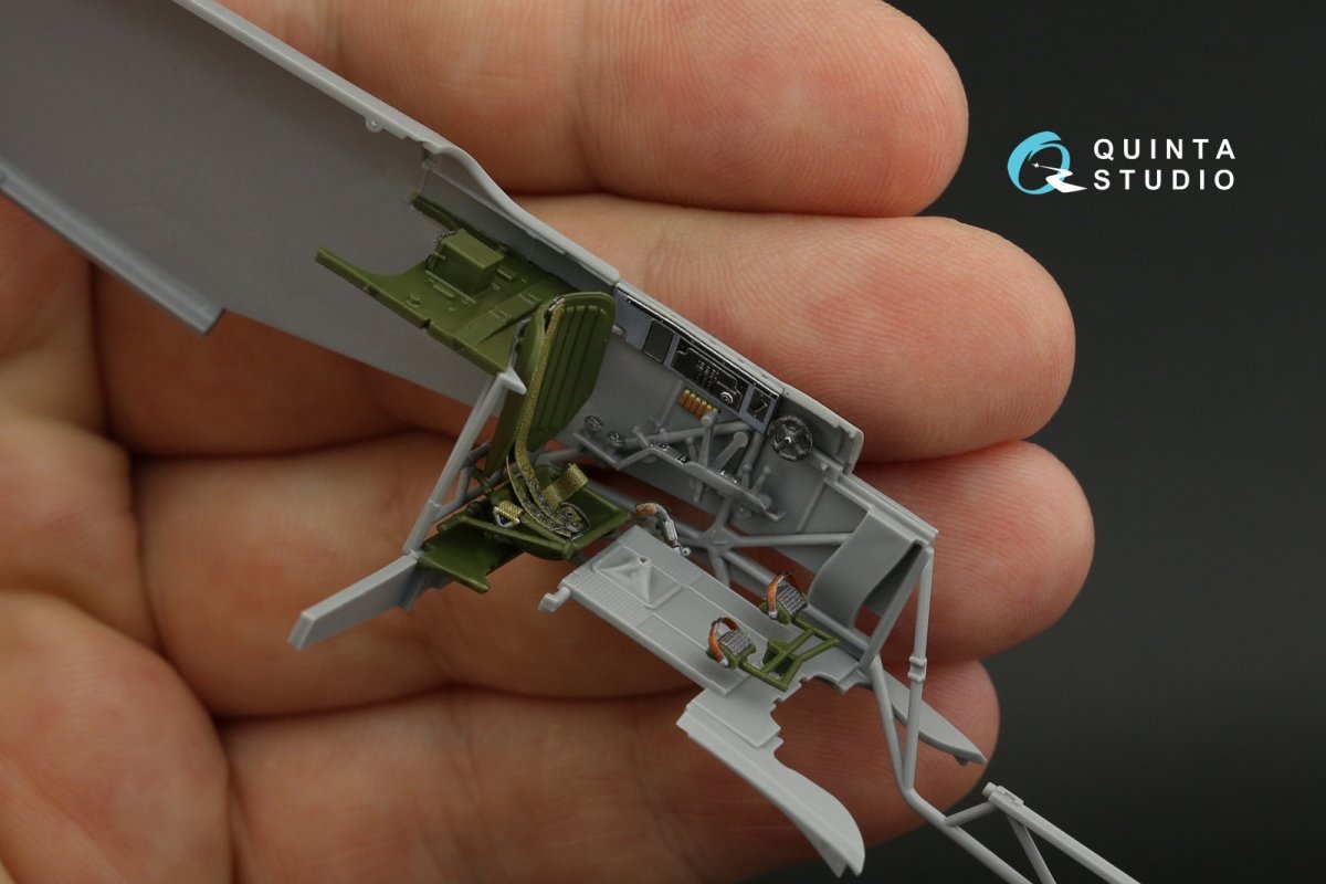 Quinta Studio QD48281 Yak-9D 3D-Printed &amp;amp; coloured Interior on decal paper ( Zvezda ) 1/48 – zdjęcie 5