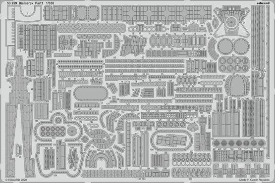 Eduard BIG5357 Bismarck for Trumpeter 1/350 – zdjęcie 4
