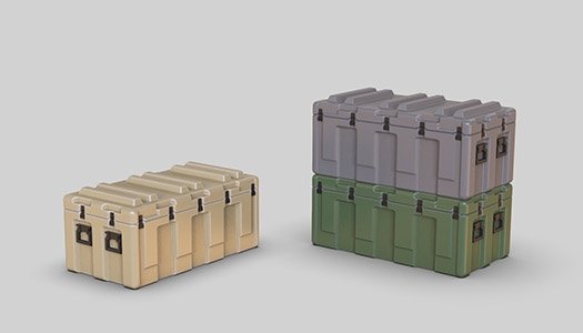 Eureka XXL E-068 Modern US Army PELICAN MM24 Mobile Master Pallet Ready Case 1/35