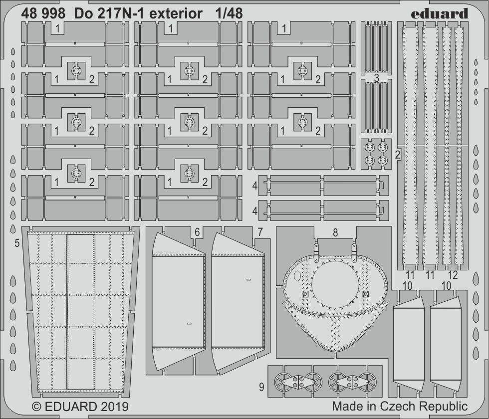 Eduard BIG49234 Do 217N-1 1/48 ICM – zdjęcie 8