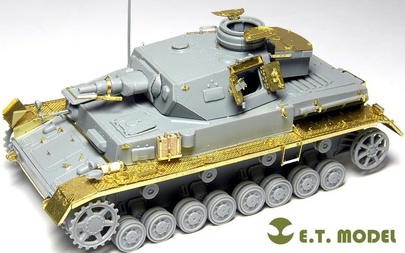 E.T. Model E72-007 WWII German Pz.Kpfw.IV Ausf. F1 For DRAGON 7321 1/72 – zdjęcie 5