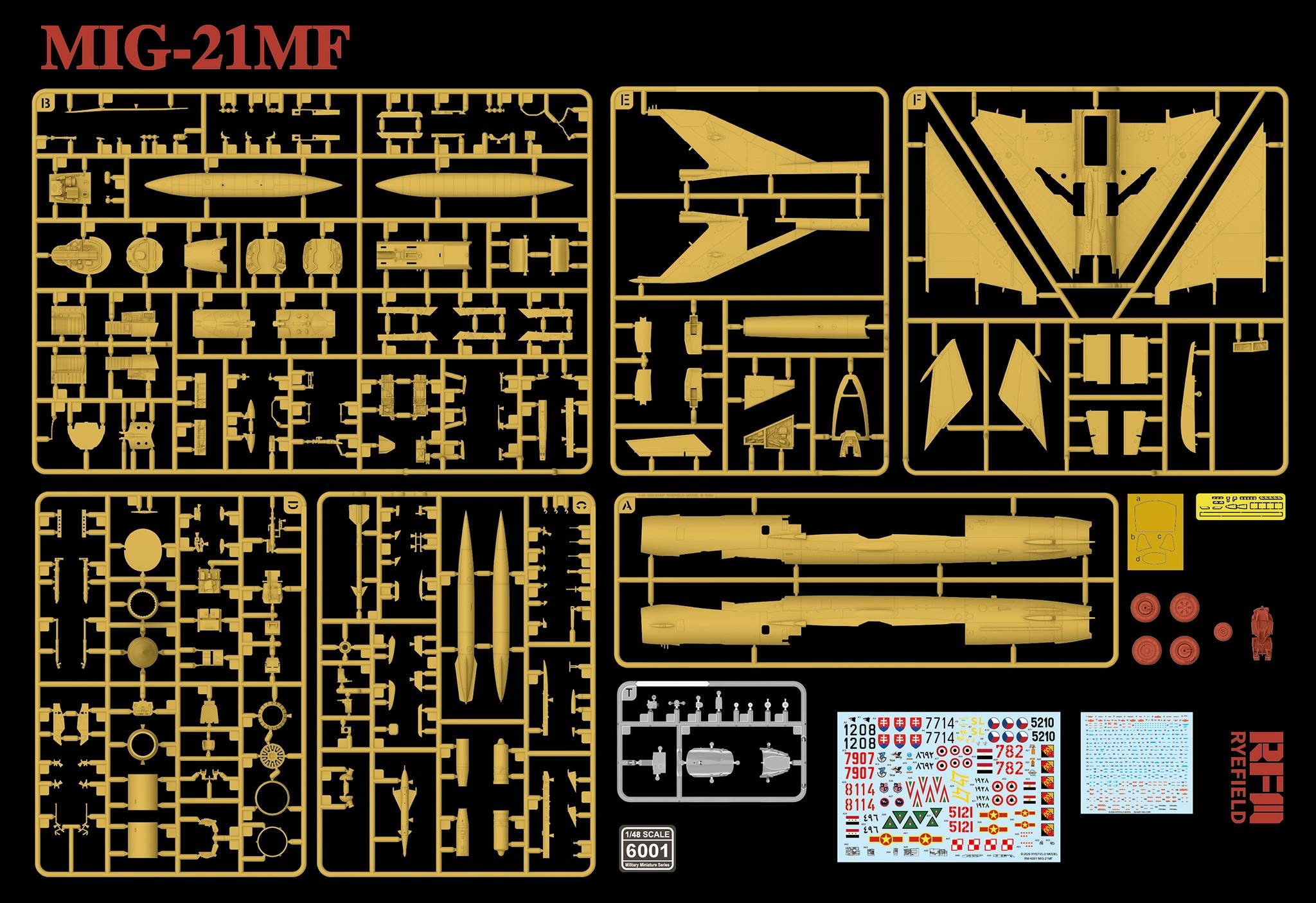 Rye Field Model 6001 MIG-21MF 1/48 – Bild 2