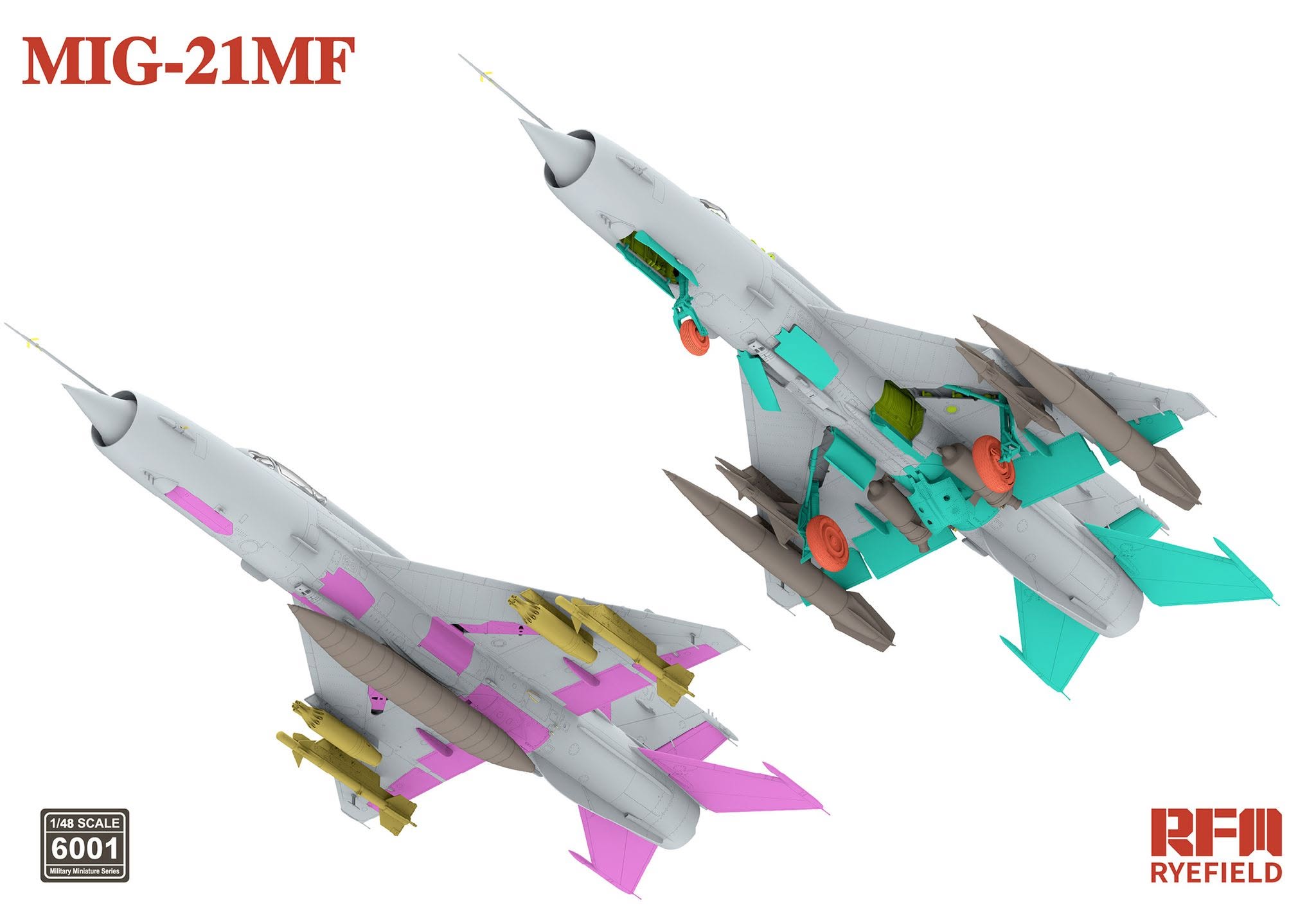 Rye Field Model 6001 MIG-21MF 1/48 – Bild 7