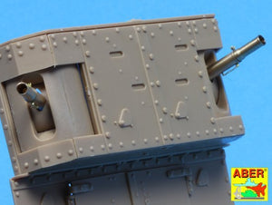 Aber 35L-156 Barrels for British WWI Tank Mark IV – Female 1/35 – image 4