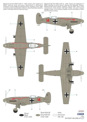 Special Hobby 72221 Messerschmitt Me 209V-4 1/72 – image 3