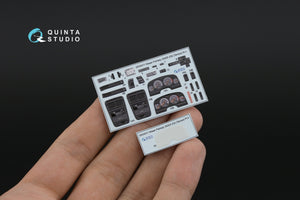 Quinta Studio QD24011 Nissan Fairlady 300ZX Z32 3D-Printed &amp;amp; coloured Interior on decal paper (Tamiya) 1/24 – zdjęcie 7