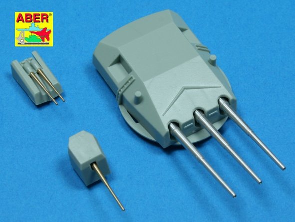 Aber 350L-44 Jeu de canons 280 mm x 6 ; 150 mm x 8 ; 105 mm x 6 pour cuirassés de classe Admiral Graf Spee (1/350) – image 3