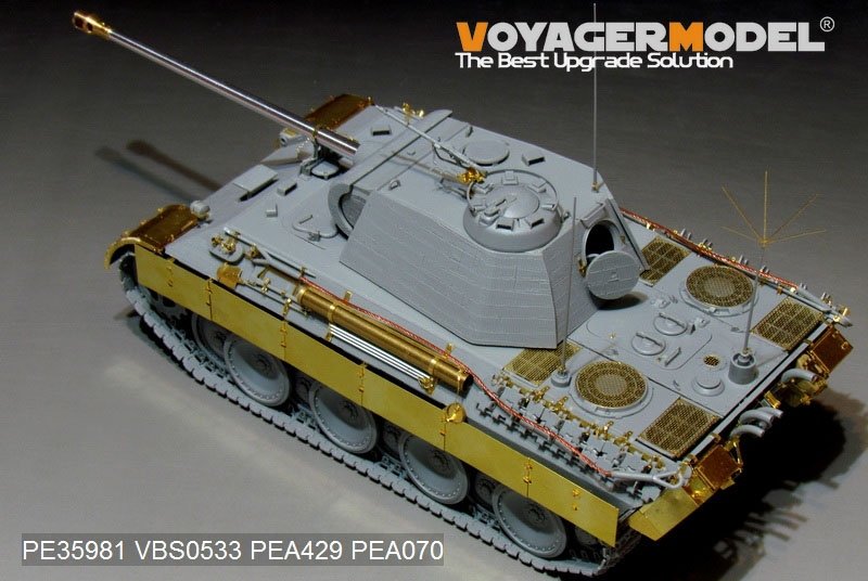 Voyager Model PE35981 WWII German Panther A Tank Basic For TAKOM 1/35 – immagine 8