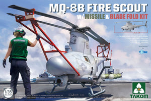 Takom 2169 MQ-8B FIRE SCOUT w/MISSILE &amp;amp; BLADE FOLD KIT 1/35