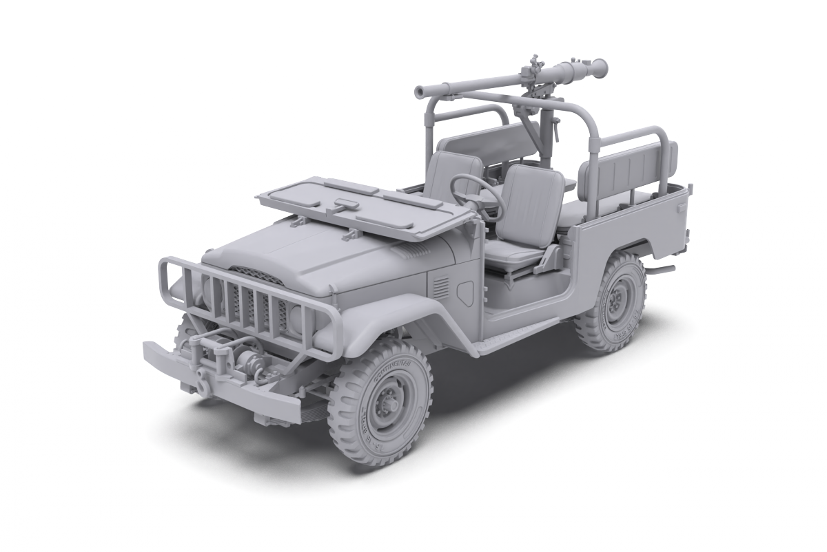 AK Interactive AK35003 FJ43 PICKUP WITH SPG-9 RECOILLESS GUN 1/35 – image 4