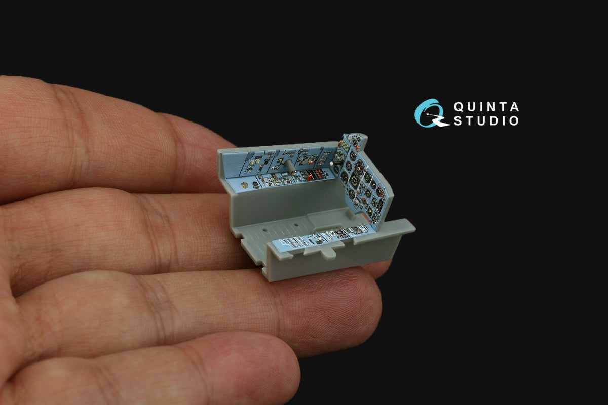 Quinta Studio QDS-48480 Su-17M4/Su-22M4 3D-Printed &amp;amp; coloured Interior on decal paper (Hobby Boss) (Small version) 1/48 – zdjęcie 9