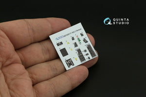 Quinta Studio QD72057 F-16CJ 3D-Printed &amp;amp; coloured Interior on decal paper (Tamiya) 1/72 – zdjęcie 5